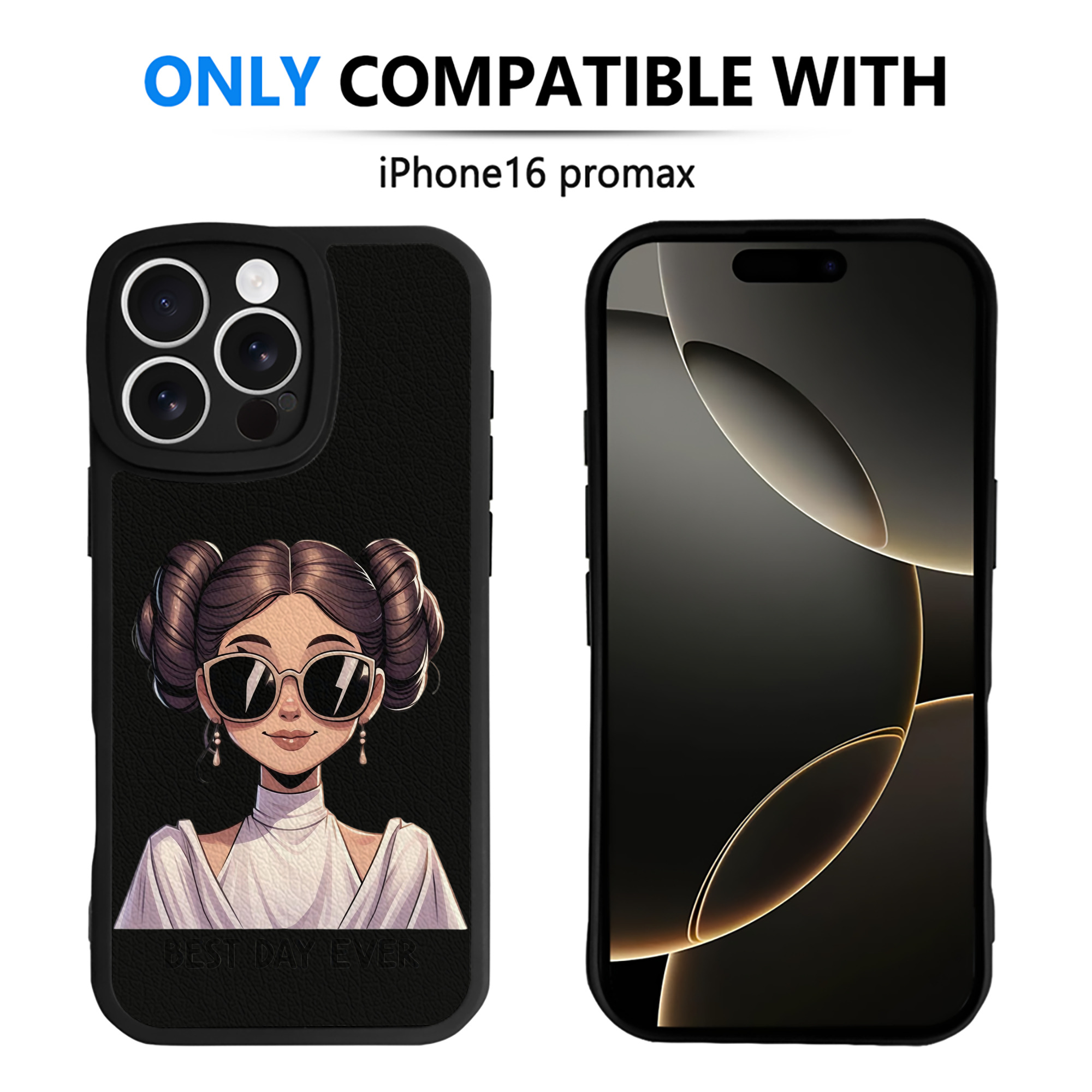（画像用） スター・ウォーズ Star Wars 【iPhone 16シリーズ対応】シリコンスマホケース（レザー調） 材質：シリコン
